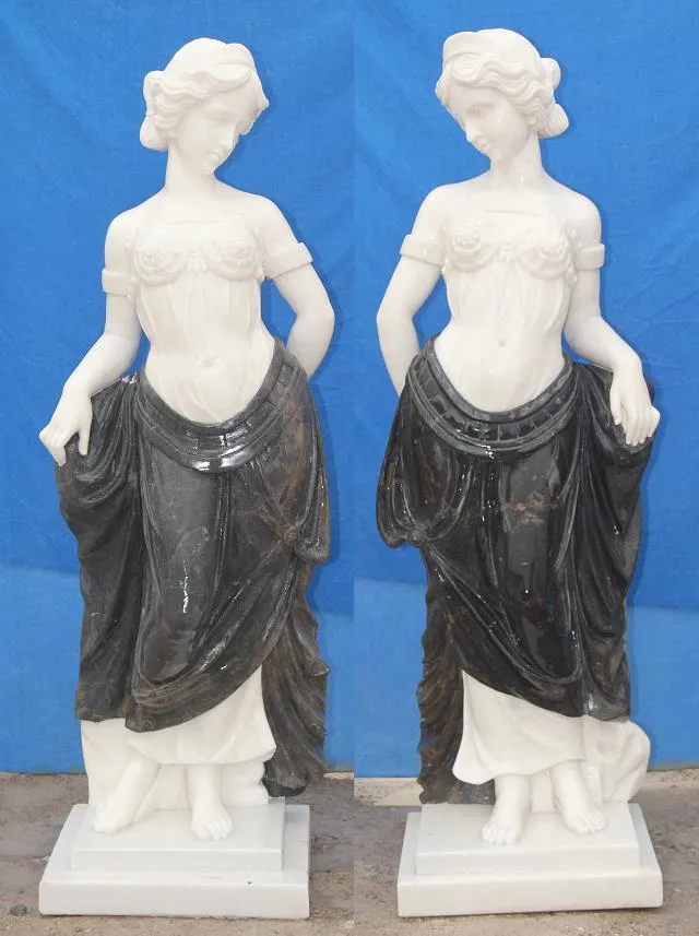 Sculpture d'Ange de Cimetière en Marbre Naturel